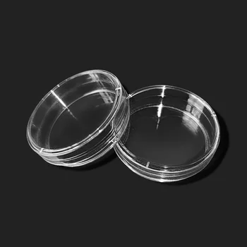 10 бр/пакет от 60 мм Стиропор Стерилни Бактерии Блюдо на Петри Пластмасови Чаши Петри За LB Плоча Бактериални Мая
