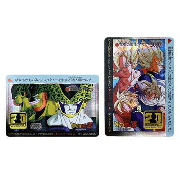 2 елемента Dragon Ball флаш Карта Super Saiyan Ограничена карта Goku Gohan Cellular Игра Аниме колекция на карти подаръци за приятели
