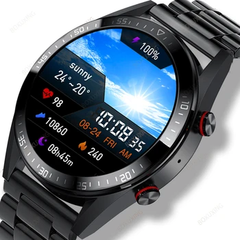 2022 Новите Смарт часовници с екран 454*454, които се показват Винаги време, Bluetooth-разговор, местната музика, Умни часовници, Мъжки за Android HUAWEI IOS