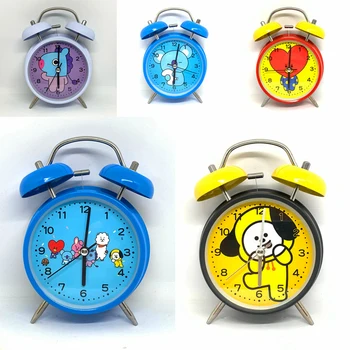 Bt21 Koya KPOP Cooky Метални Часовници Карикатура Силен alarm clock Детски Сладък Студентски Нощни Шкафчета За Спалня Тъпо alarm clock Подарък Играчка