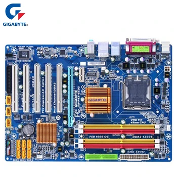 Gigabyte GA-P43-US3 100% Оригинална дънна платка LGA775 DDR2 USB2.0 16G P43 P43-US3 Десктоп дънна платка SATA2 Дънната платка се използва