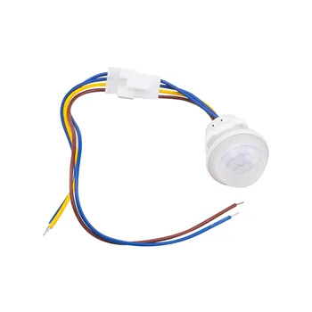 LED 110 В НА 220 В Интелигентен Превключвател Инфрачервен PIR Датчик за Движение Ключ за Автоматично Включване и Изключване на Прекъсвач Светлина Сензор PIR Детектор