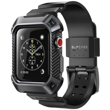 SUPCASE UB Pro Калъф за Apple Watch 3/2/1 калъф (42 мм), Здрав Защитен калъф с джапанки Гривна за Apple Watch 3/2/1