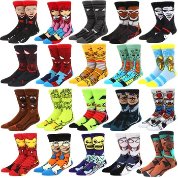 Гореща Разпродажба, 1 Чифт Чорапи с принтом аниме, Мъжки и дамски Чорапи, чорапи до Коляното с Анимационни герои, Чорапи за Cosplay, хип-хоп, ежедневни чорапи за възрастни