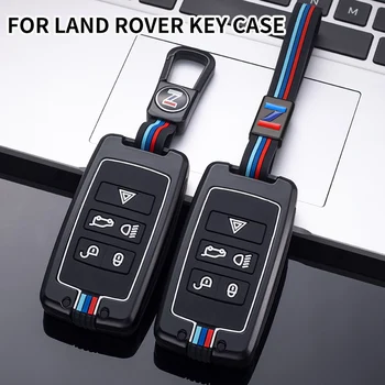Калъф за ключове от кола с сплав, Калъф-ключодържател за Land Rover A9 Range Evoque Sport Freelander 2 за Jaguar XE XJ XJL XF C-X16 V