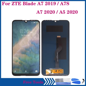 НОВ LCD дисплей За ZTE Blade A7 2019 A7S LCD дисплей с Сензорен Екран Дигитайзер в Събирането за zte BLADE A7 2020 A5 2020 резервни Части За Ремонт на дисплея