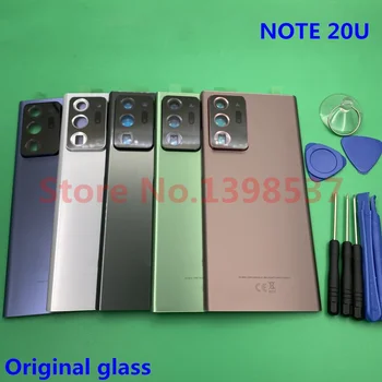 Оригиналната Задния Капак на Отделението за батерията OME за Samsung Galaxy NOTE 20 Ultra N985 N985F Задната Врата Корпус Стъклен Панел Дубликат Част