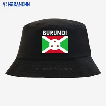 Популярната Армията Бурундийская Бурундийская Източна Африка BDI BI Bucket hats ежедневни новата модерна лятна шапка Висококачествени памучни Рибарски шапки